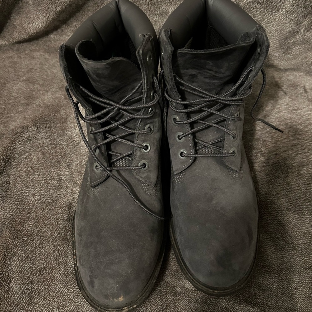 Grey Timberland 6-inch waterproof Boots